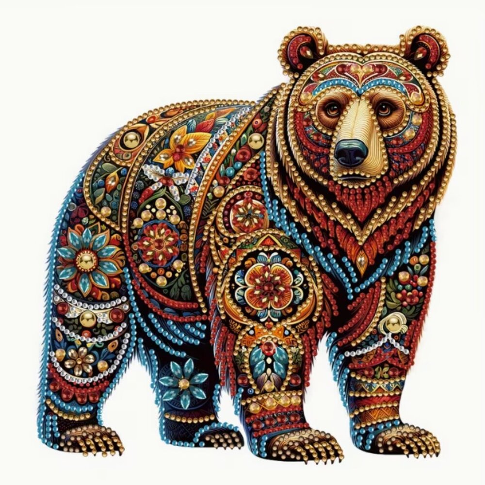 Bear Art, Pin & Puzzle Bundle